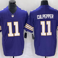 Men's Minnesota Vikings Daunte Culpepper #11 Purple Classic Player Jersey1