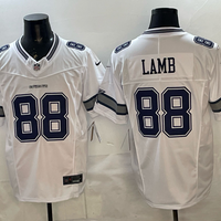 CeeDee Lamb #88 Dallas Cowboys White Game Team Jersey - JerseysFreak