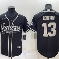 Men's Las Vegas Raiders Hunter Renfrow #13 Black Game Jersey1 Joint Edition