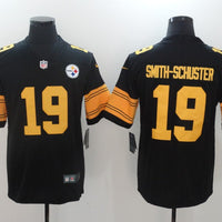Men's Pittsburgh Steelers JuJu Smith-Schuster #19 Black Alternate Legend Jersey1