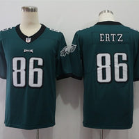 Men's Philadelphia Eagles Zach Ertz #86 Midnight Green Game Jersey1