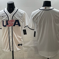 Men's USA Baseball White 2026 World Baseball Classic Stadium Jersey