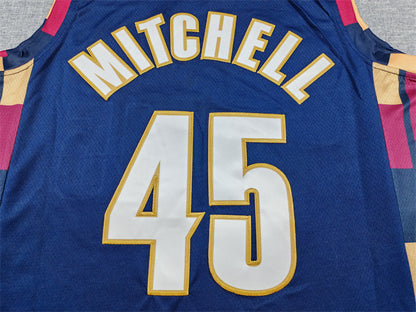 Men's Cleveland Cavaliers Donovan Mitchell #45 Navy Swingman Jersey - Classic Edition