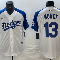 Men's Los Angeles Dodgers Max Muncy #13 White Limited Jersey1