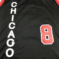 Men's Chicago Bulls Zach LaVine #8 Black 2023/24 Swingman Jersey1 - City Edition