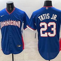 Men's Dominican Republic Baseball Fernando Tatis Jr. #23 Royal 2026 World Baseball Classic Stadium Jersey