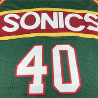 Men's Seattle Supersonics Shawn Kemp #40 Green Swingman Player Jersey