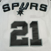 Men's San Antonio Spurs Tim Duncan White 1998-99 Classics Swingman Jersey1