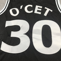 Men's Perc O'Cet #30 Movie Black Basketball Jersey