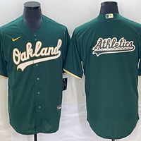 Men's Oakland Athletics Kelly Green Alternate Replica Player Jersey1