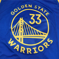 Men's Golden State Warriors James Wiseman 2021/22 Fast Break Replica Jersey1
