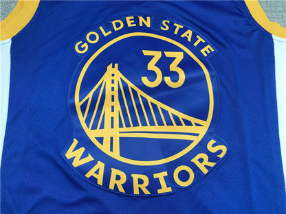 Men's Golden State Warriors James Wiseman 2021/22 Fast Break Replica Jersey1
