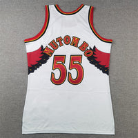 Men's Atlanta Hawks Dikembe Mutombo #55 White 1996-97 Hardwood Classics Swingman Jersey1