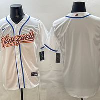 Men's Venezuela Baseball White 2026 World Baseball Classic Stadium Jersey