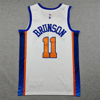 Men's New York Knicks Jalen Brunson #11 White 2025/26 Swingman Jersey - City Edition