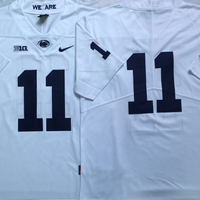 Men's Penn State Nittany Lions Micah Parsons #11 White Team Game Jersey