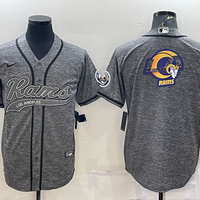Men's Los Angeles Rams Gray Game Jersey1