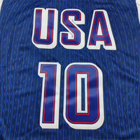 Men's 2024 USA Dream Team Jayson Tatum #10 Navy Authentic Player Jersey
