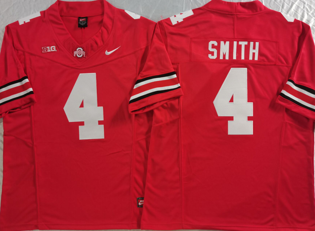 Jeremiah Smith Ohio State Buckeyes Red Jersey