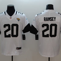 Men's Jacksonville Jaguars Jalen Ramsey #20 White Game Jersey1