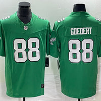 Dallas Goedert #88 Philadelphia Eagles Kelly Green Game Jersey - JerseysFreak