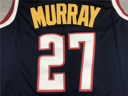 Men's Denver Nuggets Jamal Murray Navy 2020/21 Swingman Player Jersey1
