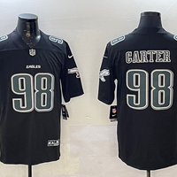 Jalen Carter #98 Philadelphia Eagles Black Fashion Game Jersey - JerseysFreak