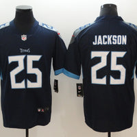 Men's Tennessee Titans Adoree Jackson #25 Navy Game Jersey1