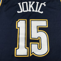 Men's Denver Nuggets Nikola Jokic Navy 2021/22 Swingman Jersey1 - City Edition