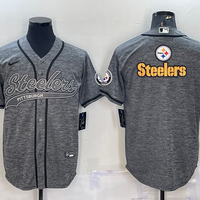 Men's Pittsburgh Steelers Gray Fashion Jersey1