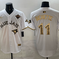 Men's Toronto Blue Jays Bo Bichette #11 White Player Jersey
