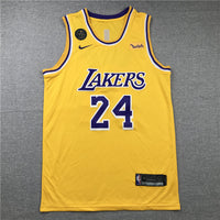 Men's Kobe Bryant Los Angeles Lakers #24 NBA Classics Retro Jersey1 - Yellow