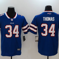 Men's Buffalo Bills Thurman Thomas #34 Blue Game Player Jersey1