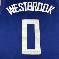 Men's LA Clippers Russell Westbrook Nike Royal 2022/23 Swingman Jersey1 - Icon Edition