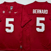 Men's Alabama Crimson Tide Germie Bernard #5 Red Player Game Jersey
