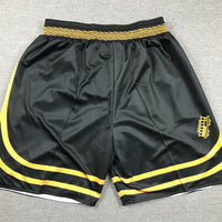 Men's Golden State Warriors Black 2023/24 Swingman City Edition Shorts1