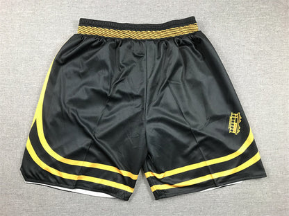 Men's Golden State Warriors Black 2023/24 Swingman City Edition Shorts1