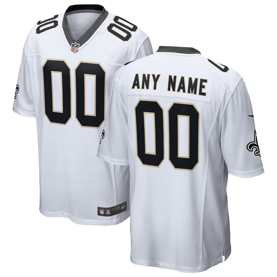 New Orleans Saints White 2018 Custom Jersey