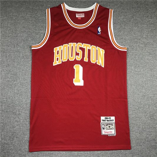 Men's Houston Rockets Tracy McGrady 2004-05 Hardwood Classics Swingman Jersey1