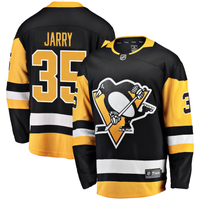 Men's Pittsburgh Penguins Tristan Jarry #35 Black Player Jersey1