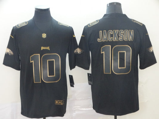 Men's Philadelphia Eagles Desean Jackson #10 Black Team Game Jersey1