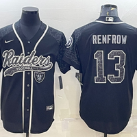 Men's Las Vegas Raiders Hunter Renfrow #13 Black RFLCTV Limited Jersey1 Joint Edition