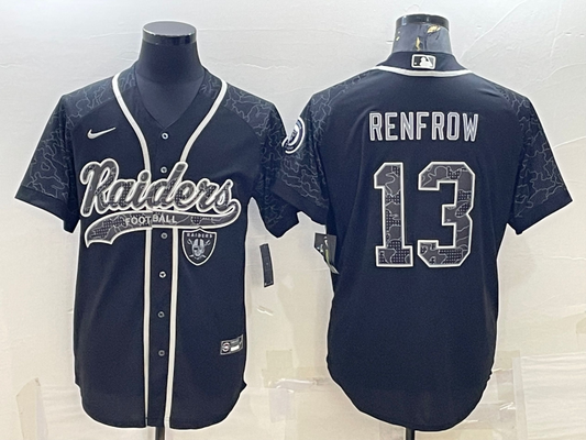 Men's Las Vegas Raiders Hunter Renfrow #13 Black RFLCTV Limited Jersey1 Joint Edition