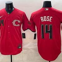 Men's Cincinnati Reds Pete Rose #14 Red 2026 City Connect Stadium Jersey