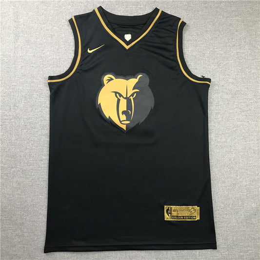 Men's Memphis Grizzlies Ja Morant #12 Black Replica Fast Break Jersey1