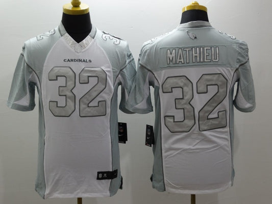 Men's Arizona Cardinals Tyrann Mathieu #32 White Game Jersey1