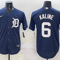 Men's Detroit Tigers Al Kaline #6 Navy Limited Player Jersey