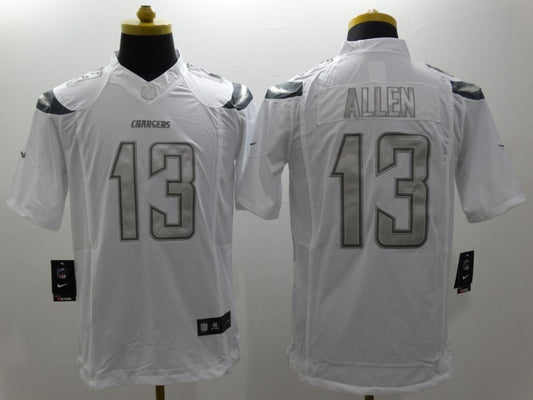 Men's Los Angeles Chargers Keenan Allen #13 White Game Jersey1