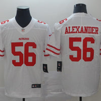 Men's San Francisco 49ers Kwon Alexander #56 White Game Jersey1