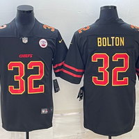 Men's Kansas City Chiefs Nick Bolton #32 Black Player Jersey1